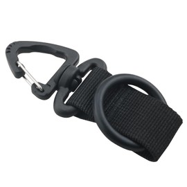 ZZLZX 2pcs Swivel Hook Buckle Lanyard Scuba Diving Fin Retention Lanyard Quick Release Buckle Clip Diving Accessories Diving Octopus Holder Octopus Holder Webbing Adjuster Octopus Mouthpiece Holder