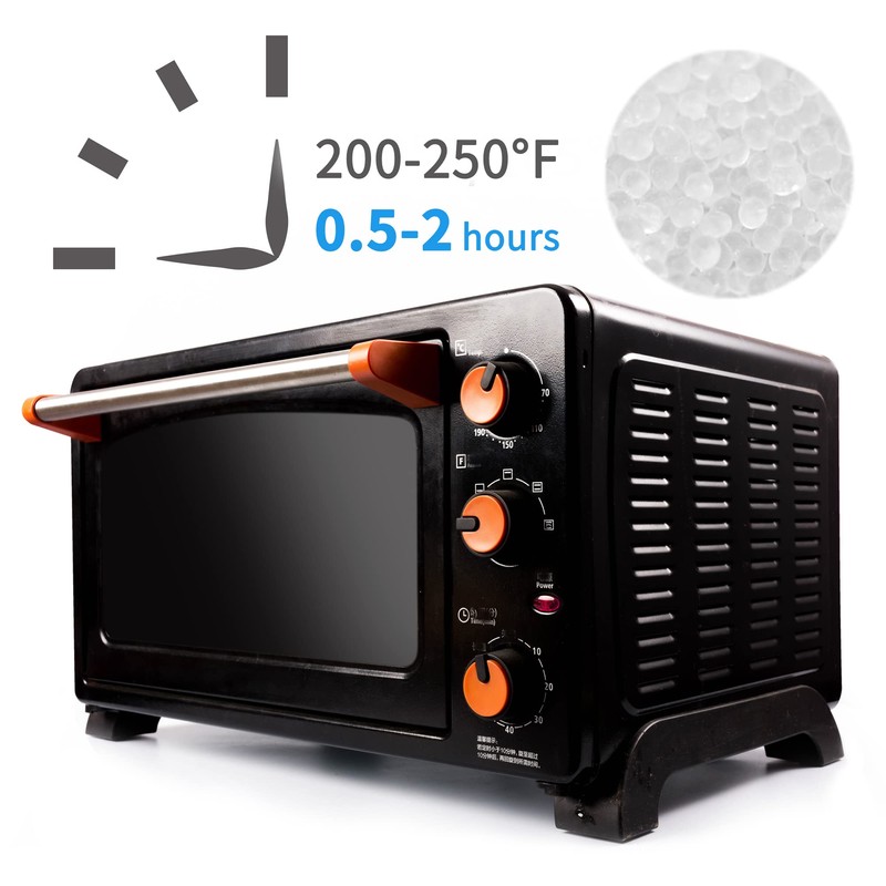 Wisesorb 6 LBS Pure White Silica Gel Desiccant Beads, 1-3mm