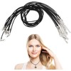 10 Pcs Waxed Necklace Cord,Adjustable Necklace Cords Necklace String,1.5mm Waxed