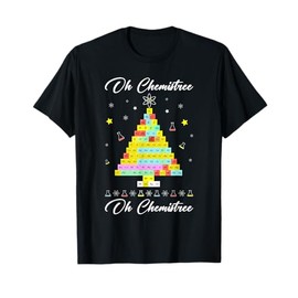 Chemistree Christmas Tree Chemistry Chemist Science T-Shirt