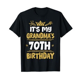 Happy It's My Grandma's 70th Birthday 1955 70 Years Old T-Shirt
