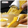 BCMON 2 Pcs Stainless Steel Corn Peeler and Stripper Tool