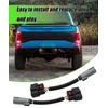 2PCS Halogen to LED Taillight Conversion Harness Kit Fits for