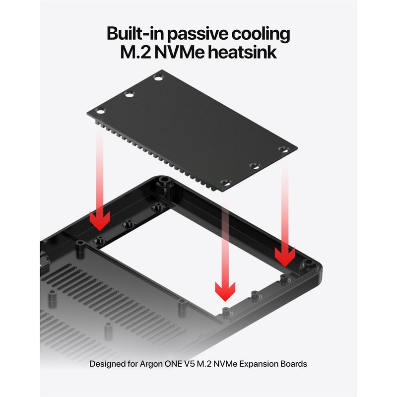 Argon ONE V5 M.2 Case | Raspberry Pi 5 Aluminum