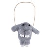 Women Rabbit Shoulder Bag Cute Fluffy Shoulder Bag Soft Plush