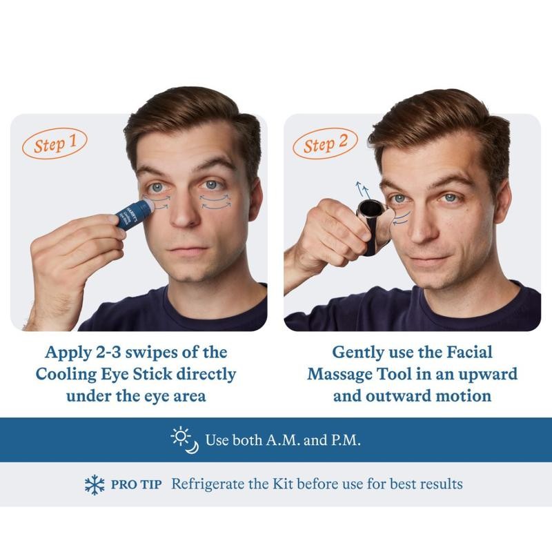 Eye Refresh Bundle - Brightening Hydrating Depuffing with The Cooling