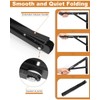 10-Inch Foldable Brackets for DIY Folding Shelves or Tables, L
