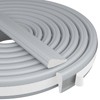 196” Wedge-Shape Foam Window Weather Stripping Door Seal Strip,Soundproofing Frame