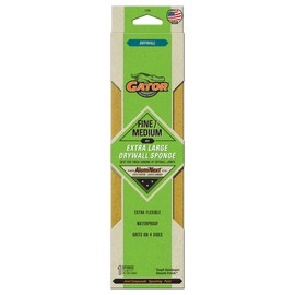 Gator 7128 Multi-Grade Fine Medium Grit Extra Large Drywall Sanding Sponge, 10 x 3 x 1 Inch