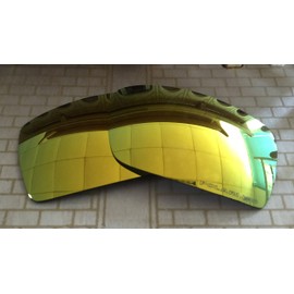 BVANQ Polarized Sunglasses Lenses Replacement for Oakley Gascan Sunglasses (Gold Coatings)