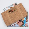 Cork Top Handle Clutch, Solid