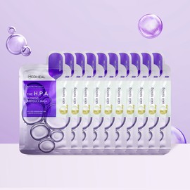 Mediheal HPA Glowing Ampoule Mask 25ml 10 sheets Smooth pore care / 메디힐 HPA 글로잉 앰플 마스크 25ml 10매 매끈 모공 케어