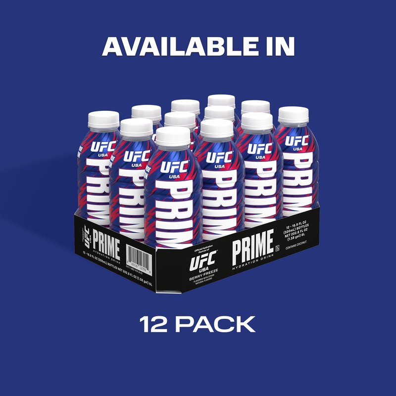 PRIME Hydration UFC International Fight Week, Sports Drinks, Electrolyte Enhanced