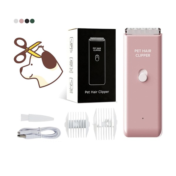 Founouly Home Professional Dog Grooming Kit Clipper Low Noise USB