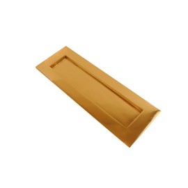 Victorian Letter Plate Polished Brass 10"x4"