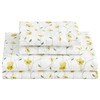 Softan Yellow Floral Sheets for Queen Size Bed Printed Bed