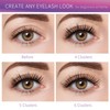 QDMEYEA DIY Eyelash Extensions 0.07mm D Curl 16mm Natural Single