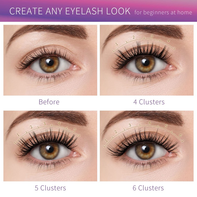 QDMEYEA DIY Eyelash Extensions 0.07mm D Curl 16mm Natural Single