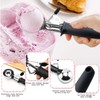 Stainless Steel Ice Cream Scoop with Trigger – Effortless Scooping