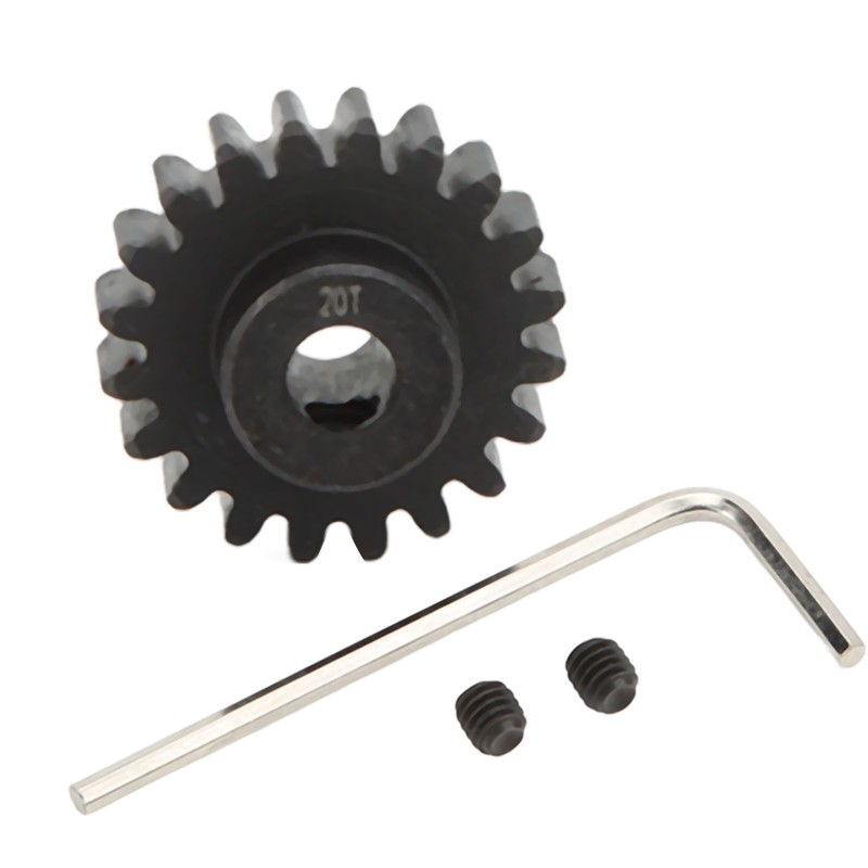 20T Pinion Gear with Set Screws Mod 1 5mm Shaft
