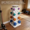 YUFER 4 Tier Dumbbell Rack for Home Gym