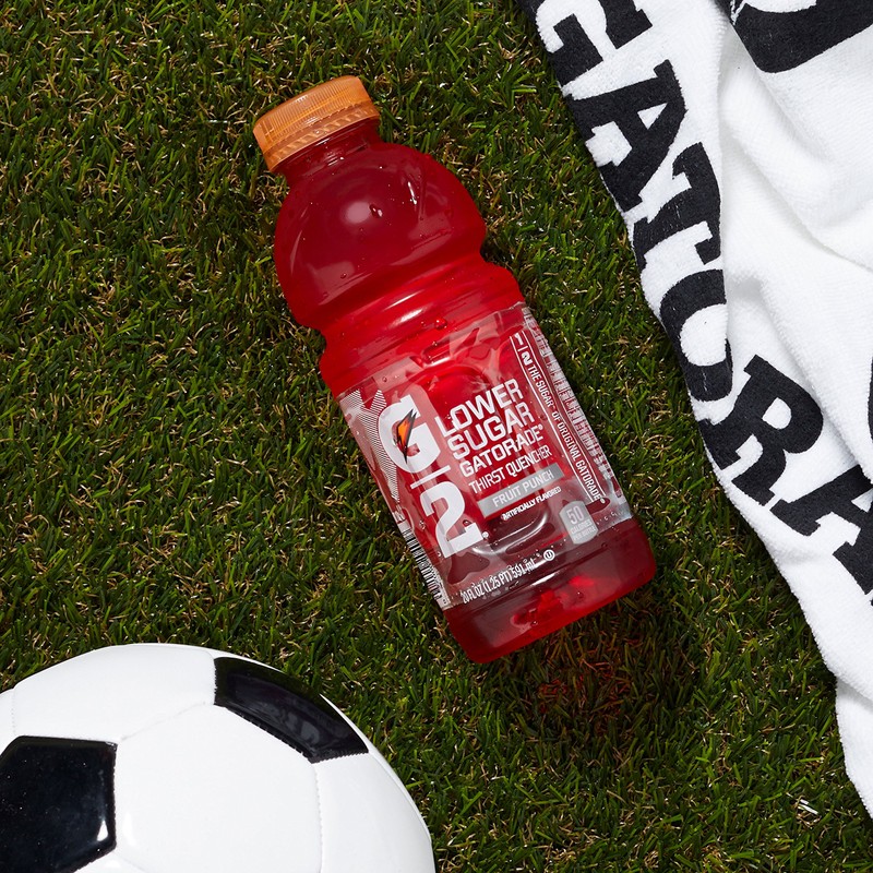 Gatorade G2 Thirst Quencher, Lower Sugar, Fruit Punch, 12 Ounce