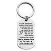 Xiahuyu Daughter Keychain Gifts Christmas Birthday Gifts for Daughter Graduation