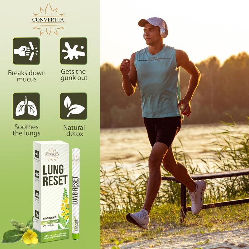 Lung Detox Mullein Diffuser Pen | Natural Mullein Leaf |