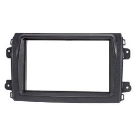 tomzz Audio 2414-101 Double DIN Radio Faceplate Compatible with Fiat Ducato Series 8 from 2021 Black for Vehicles with Radio Preparation