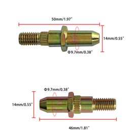 LEDAUT Door Hinge Pin and Bushing Repair Kits for 1999-up GMC Sierra Silverado Chevy Truck SUV