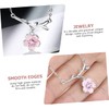 NOLITOY Elegant Flower Clavicle Chain Necklace for Women Lightweight Pendant