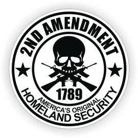 Unbranded/Generic 3pcs 2nd Amendment Hard Hat Stickers Motorcycle Helmet Decals USA | White 2A