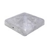 SQUARE METAL PYRAMID GALVANIZED FENCE/GATE POST CAP TOP 100mm x
