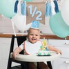 1/2 Birthday Boy Half Birthday Decorations High Chair Banner, Tassel