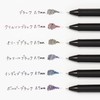 Pentel BL77A-6 ENERGEL BLACK COLORS Gel Ink Ballpoint Pen, 0.7mm,