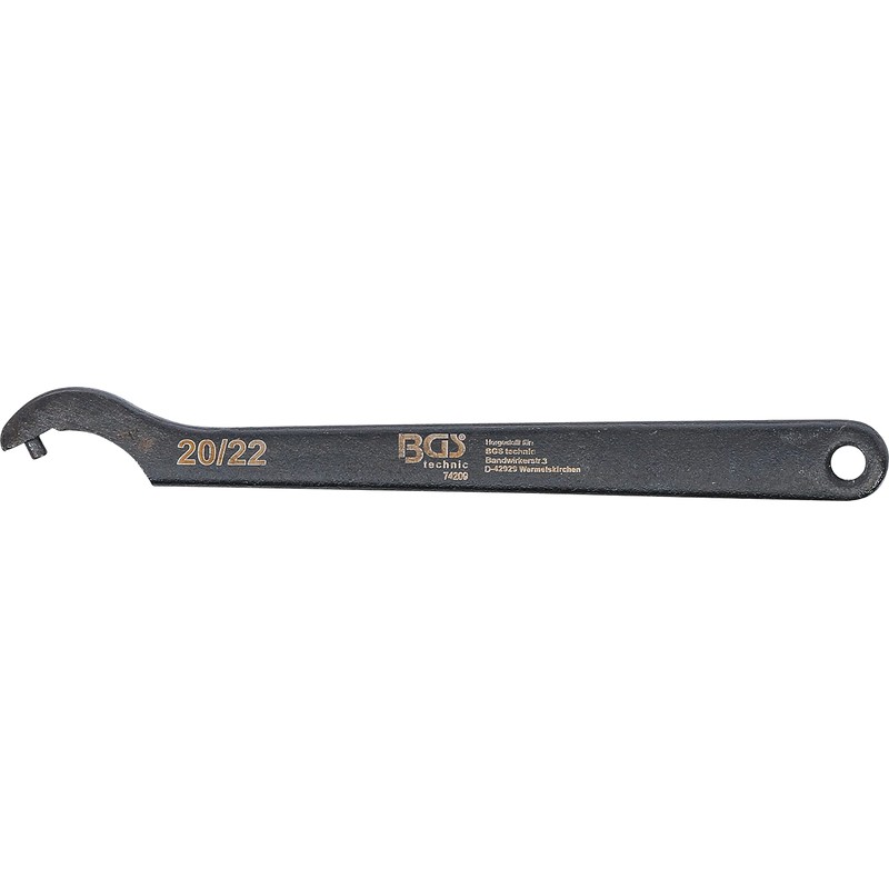 BGS 74209 | Hook Wrench with Pin | 20 -