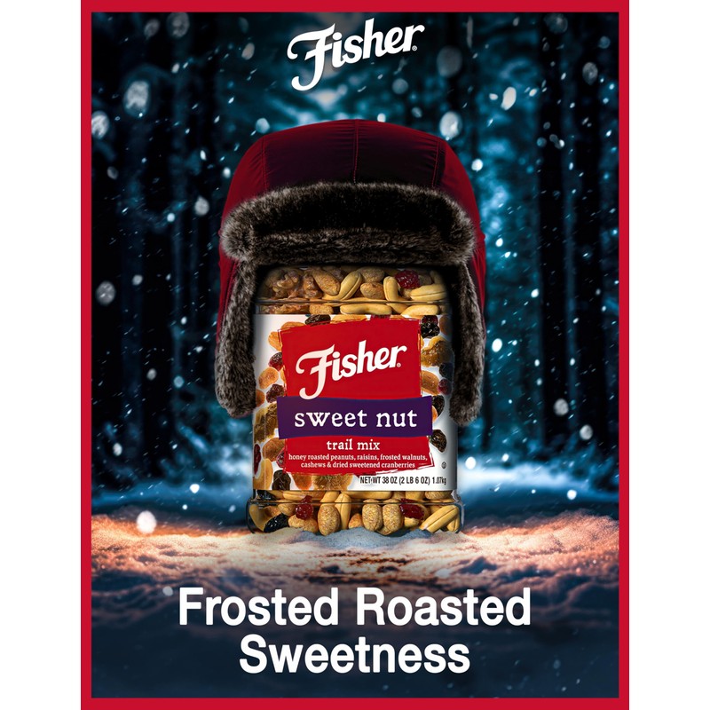 Fisher Snack Sweet Nut Bulk Trail Mix, 38 oz (Pack