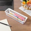 12 Pack Slim Plastic Storage Baskets Tray for Organizing 10.23