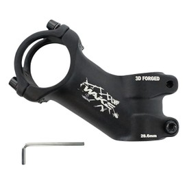 TRKIMAL 31.8 Bike Stem 60mm/70mm/80mm/90mm/100mm/110mm, 35 Degree Stem Handlebar Riser Extender for Road Bike, Mountain Bike, MTB, BMX, Cycling, Bicycle (70mm)