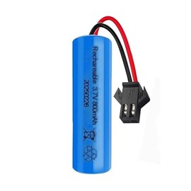 GROPOW 3.7V 800mah Li-ion Battery with SM-2P Plug, Rechargeable Battery Compatible with Chiken Coop Door