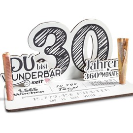 30 Geburtstag - 30 Jahre 3D-Holzkarte | Geldgeschenke, 30 Geburtstag Frauen, 30 Geburtstag Männer, 30 Geburtstag, 30. Geburtstag Frauen, 30 Geburtstag Deko, 30. Geburtstag Männer