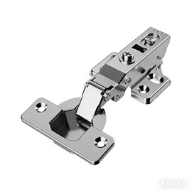 STIANC 20 Pack Full Overlay Frameless Soft Close Concealed European Hinges for Kitchen Cabinet Door, Clip On, 3 Way Adjustability, 105 Degree