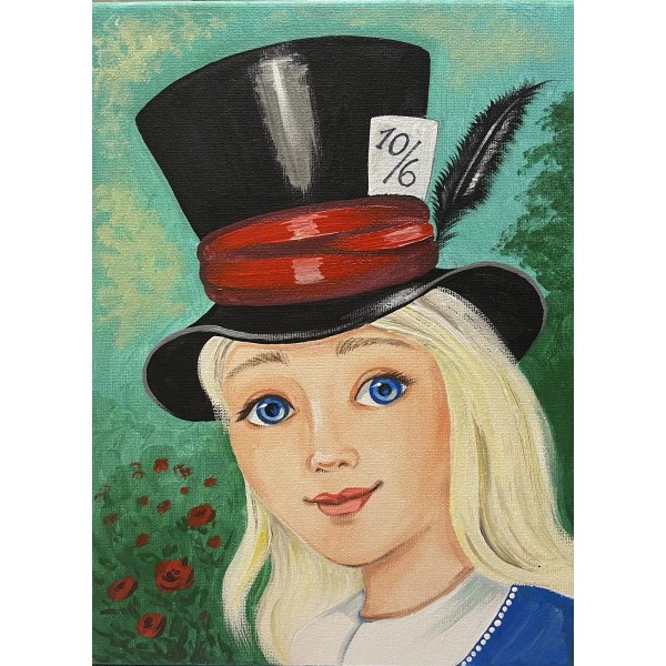 8x10 RYTA Alice In Wonderland print of painting Illustration art