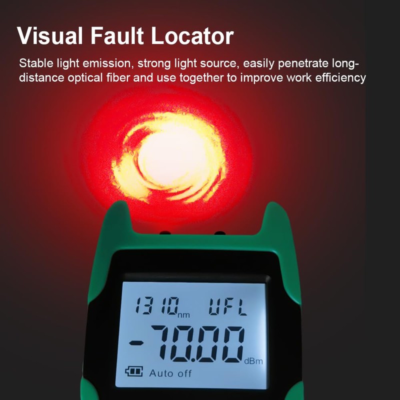 QIIRUN TM530 Optical Power Meter with Visual Fault Locator Powered