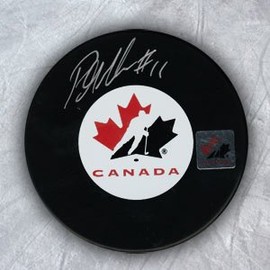Patrick Marleau Autographed Canada Hockey Puck