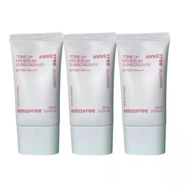 Innisfree 이니스프리 톤업 노세범 선스크린 EX 60ml 3개 Innisfree Tone Up No-Sebum Sunscreen EX 60ml 3pcs