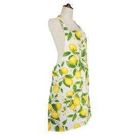 LilMents Lemon and Leaves Kitchen Baking Cooking Apron