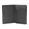 Esquire Oslo RFID Leather Credit Card Holder 7.5 cm, black,