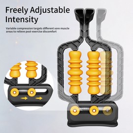 Adjustable Arm and Leg Massager Roller with Spring Base for Forearm & Tennis Elbow