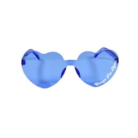 Sorority Shop Omega Phi Alpha Sunglasses — Heart Shaped Sunglasses, Greek Sorority Sunglass for Big Little Sorority Gifts